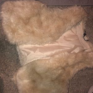 Faux fur vest